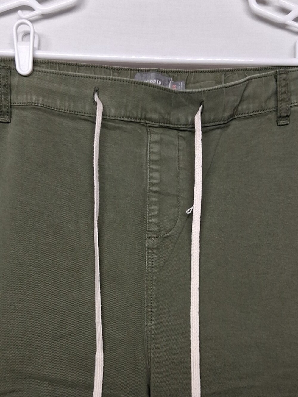 Torrid Olive Drawstring Cargo Pants - Picture 4 of 10